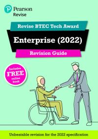 Book Cover for Pearson REVISE BTEC Tech Award Enterprise Revision Guide Print by Charlotte Bunn