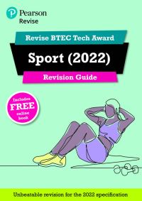 Book Cover for Pearson REVISE BTEC Tech Award Sport Revision Guide Print by Sue Hartigan
