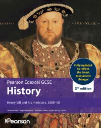 Book Cover for Pearson Edexcel GCSE (9-1) History Henry VIII and His Ministers, 1509-1540 2nd Edition by Simon Taylor