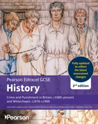 Book Cover for Pearson Edexcel GCSE (9-1) History Crime and Punishment in Britain, C1000-Present 2nd Edition by Darryl Tomlin, Victoria Payne, Dan Hartley, Trevor Sharkey