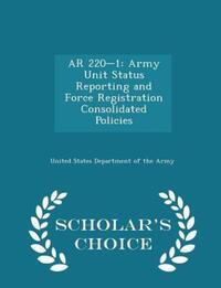 Book Cover for AR 220-1 by United States Department of the Army