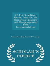 Book Cover for AR 215-1 by United States Department of the Army