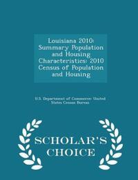 Book Cover for Louisiana 2010 by U S Department of Commerce United Stat