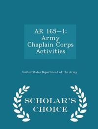 Book Cover for AR 165-1 by United States Department of the Army