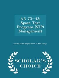 Book Cover for AR 70-43 by United States Department of the Army
