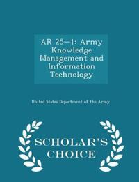 Book Cover for AR 25-1 by United States Department of the Army