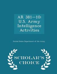 Book Cover for AR 381-10 by United States Department of the Army