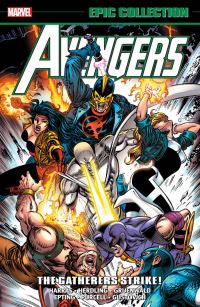 Book Cover for The Gatherers Strike by Bob Harras, Glenn Herdling, Mark Gruenwald