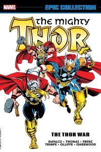 Book Cover for The Thor War by Tom DeFalco