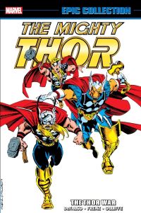 Book Cover for The Thor War by Tom DeFalco, Roy Thomas