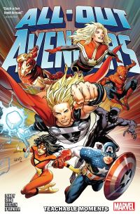 Book Cover for All-Out Avengers by Derek Landy, Frank DArmata