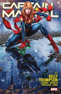 Book Cover for Captain Marvel by Kelly Thompson. Volume 1 by Kelly Thompson