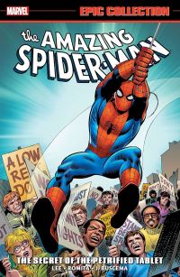 Book Cover for The Secret of the Petrified Tablet by Stan Lee