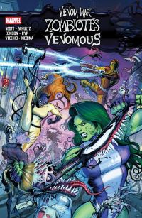 Book Cover for Zombiotes/venomous by Cavan Scott, Erica Schultz