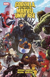 Book Cover for Godzilla Destroys the Marvel Universe by Gerry Duggan