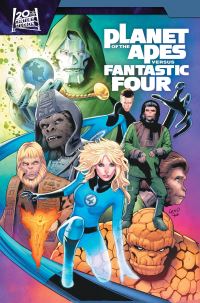Book Cover for Planet Of The Apes Vs. Fantastic Four by Josh Trujillo, Greg Land