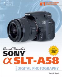 Book Cover for David Busch's Sony Alpha SLT-A58 Guide to Digital Photography by David D Busch
