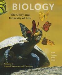 Book Cover for Biology. Volume 5 Animal Structure and Function by Cecie Starr, Ralph Taggart, Christine A Evers
