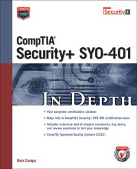 Book Cover for CompTIA Security+ SYO-401 in Depth by Mark D Ciampa
