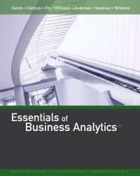 Book Cover for Essentials of Business Analytics by Jeffrey D Camm