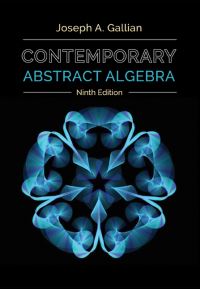 Book Cover for Contemporary Abstract Algebra by Joseph A Gallian