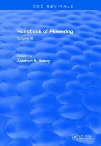 Book Cover for Handbook of Flowering by Abraham H Halevy