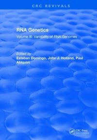 Book Cover for RNA Genetics by Esteban Domingo