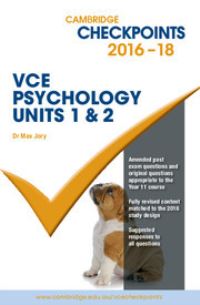 Book Cover for Cambridge Checkpoints VCE Psychology Units 1&2 by Max Jory, Greg Sargent