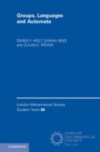Book Cover for Groups, Languages and Automata by Derek F Holt, Sarah Rees, Claas E Röver
