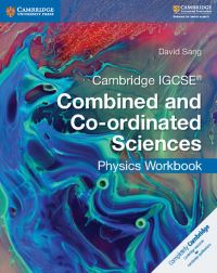 Book Cover for Cambridge IGCSE Combined and Co-Ordinated Sciences Physics. Workbook by David Sang