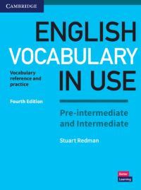 Book Cover for English Vocabulary in Use Pre-Intermediate & Intermediate by Stuart Redman