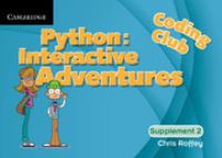 Book Cover for Python. Level 2 Interactive Adventures by Chris Roffey