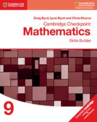 Book Cover for Cambridge Checkpoint Mathematics Skills Builder. Workbook 9 by Greg Byrd, Lynn Byrd, Chris Pearce