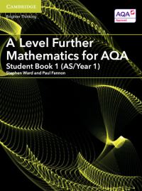 Book Cover for A Level Further Mathematics for AQA. Student Book 1 (AS/Year 1) by Stephen Ward, Paul Fannon