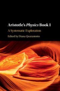 Book Cover for Aristotle's Physics Book I by Aristotle