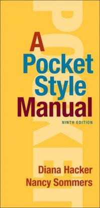 Book Cover for A Pocket Style Manual. A Pocket Style Manual by Diana Hacker, Sommers Nancy
