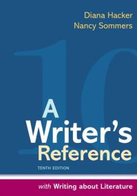 Book Cover for A Writer's Reference With Writing About Literature. A Writer's Reference With Writing About Literature by Diana Hacker, Sommers Nancy
