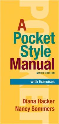Book Cover for A Pocket Style Manual With Exercises. A Pocket Style Manual With Exercises by Diana Hacker, Sommers Nancy