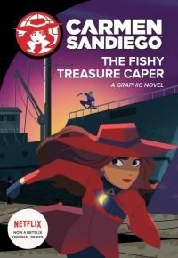 Book Cover for The Fishy Treasure Caper Graphic Novel by Clarion Books
