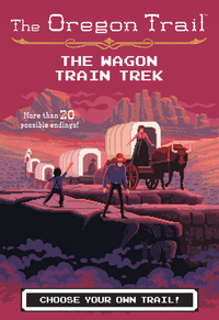 Book Cover for The Wagon Train Trek by Jesse Wiley