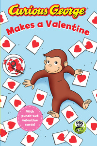 Book Cover for Curious George Makes a Valentine by Bethany V Freitas, Margret Rey, H A Rey