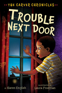 Book Cover for Trouble Next Door by Karen English