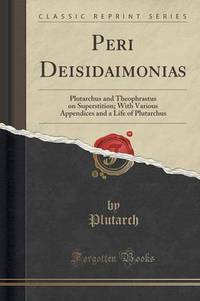 Book Cover for Peri Deisidaimonias by Plutarch Plutarch