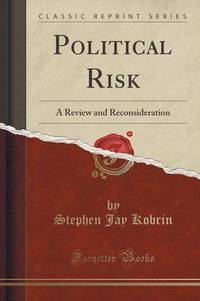 Book Cover for Political Risk by Stephen Jay Kobrin