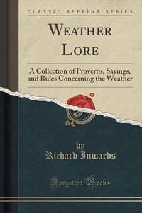 Book Cover for Weather Lore by Richard Inwards