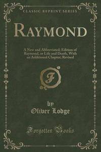 Book Cover for Raymond by Sir Oliver Lodge
