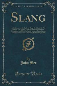 Book Cover for Slang by John Bee