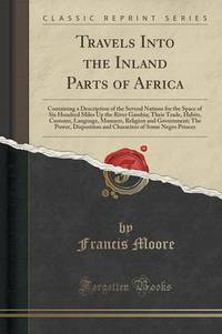 Book Cover for Travels Into the Inland Parts of Africa by Francis Moore