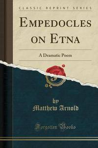 Book Cover for Empedocles on Etna by Matthew Arnold