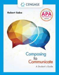 Book Cover for Composing to Communicate by Robert Saba